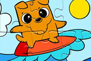 Jigsaw Puzzle: Surfing In The Sea